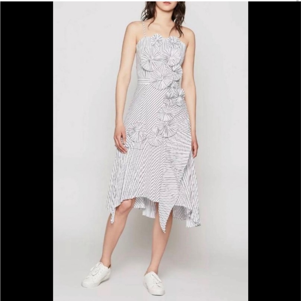 JOIE - striped pinwheel dress